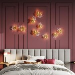 4371/6WL MIDCENT ODL23 433 золотое фольгирование/стекло Настенный светильник IP20 LED 6W 220Лм 3000K EVA