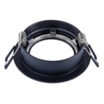 A2861PL-1BK Светильник потолочный встраиваемый MIRA для MR16 Ø77x22мм белый IP20 монтаж Ø67мм — изображение 3