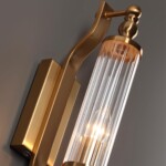 4943/1W DROPS ODL22 507 бронзовый/прозрачный/стекло Настенный светильник с выкл. E14 1*40W IP44 TOLERO — изображение 5