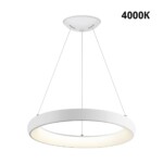 359032 OVER NT23 300 белый Светильник подвесной диммируемый, в комплекте пульт ДУ (2.4G) IP20 LED 3000К~6000К 60W 85-265V FOLD — изображение 4