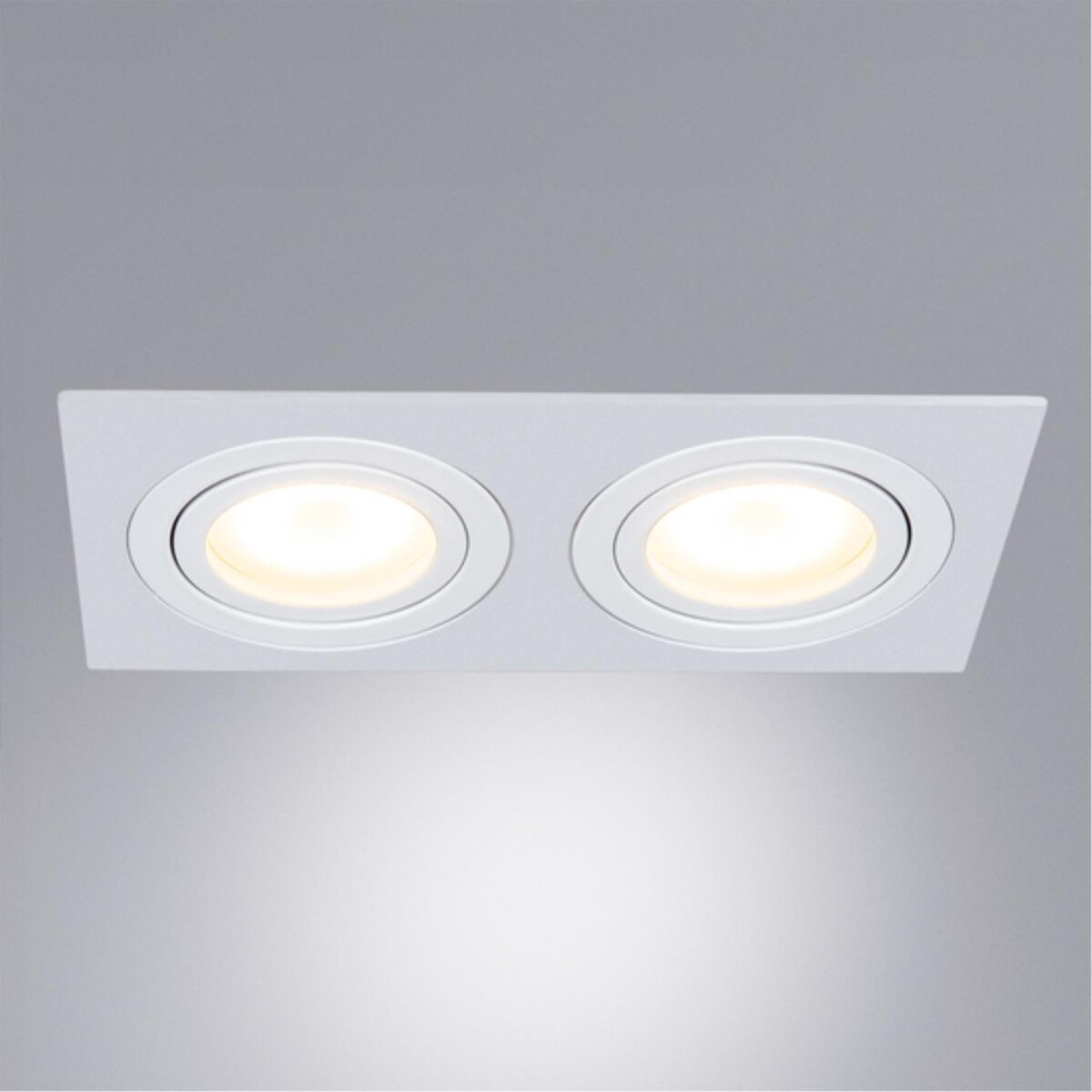 A2168PL-2WH  Светильник потолочный встраиваемый TARF для MR16 173x92x24мм белый IP20 монтаж 160x80мм — изображение 2