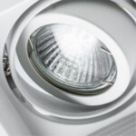 A6661PL-1WH Светильник потолочный встраиваемый CANIS для MR16 130x130x45мм белый IP20 монтаж 102x102мм — изображение 4