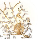 4969/3W HALL ODL24 613 античн.бронза/алюмин./хрусталь Бра G9 3*40W DELICA — изображение 4