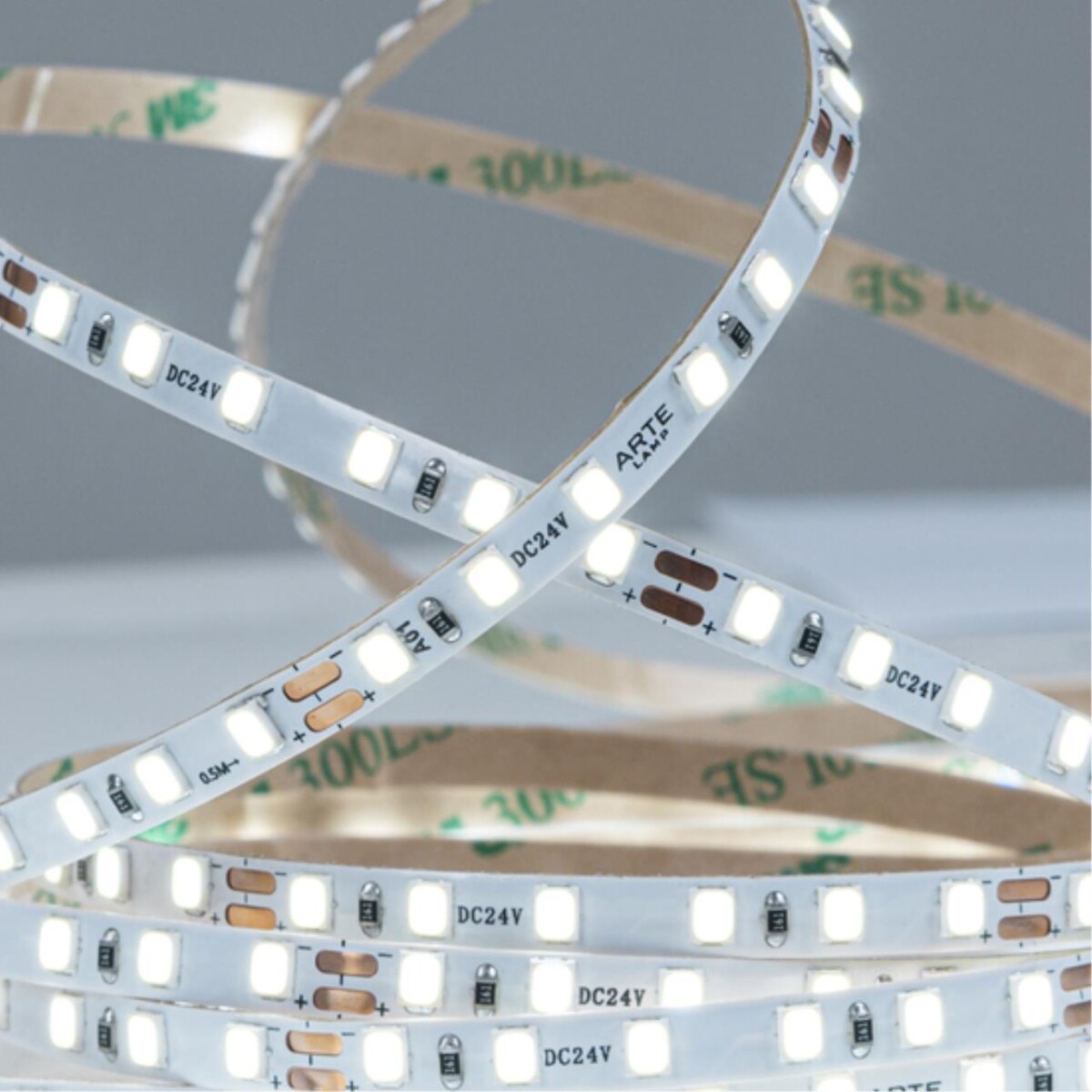 A2412005-03-6K Светодиодная лента 24В 9,6Вт/м 1000Лм/м 6000К 90+ 5мм SMD2835 120шт/м 5м IP20 — изображение 3