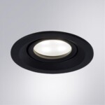 A2862PL-1BK Светильник потолочный встраиваемый MIRA для MR16 Ø95x27мм черный IP20 монтаж Ø70мм — изображение 2