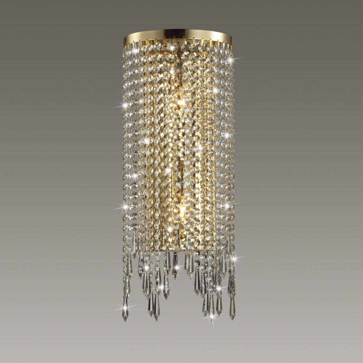 5028/2WA MODERN ODL23 621 золотой/прозрачный металл/хрусталь Бра E14 2*40W CHOKKA — изображение 3