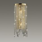 5028/2WA MODERN ODL23 621 золотой/прозрачный металл/хрусталь Бра E14 2*40W CHOKKA — изображение 3