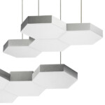 750222 Люстра подвесная FAVO LED-60W 2880LM Серебро 3000K — изображение 2