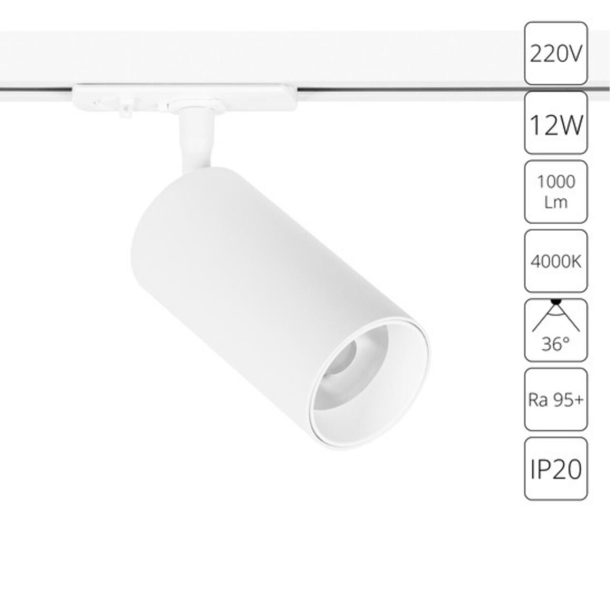8c018827b538762b72020d6765479a97 A1346PL-1WH СВЕТИЛЬНИК ПОТОЛОЧНЫЙ AERO 220В 12Вт 1000Лм 4000К 90+ 36° — изображение 1