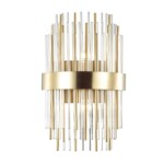 4639/2W HALL ODL20 645 золотой/металл/стекло Бра G9 2*40W 220V IDA — изображение 3