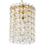 в наличии 795312 Подвес CRISTALLO 1х40W G9 ЗОЛОТО - купить в интернет-магазине Светильники Торг