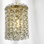 в наличии 795312 Подвес CRISTALLO 1х40W G9 ЗОЛОТО - купить в интернет-магазине Светильники Торг