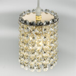 в наличии 795312 Подвес CRISTALLO 1х40W G9 ЗОЛОТО - купить в интернет-магазине Светильники Торг