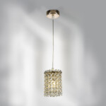 в наличии 795312 Подвес CRISTALLO 1х40W G9 ЗОЛОТО - купить в интернет-магазине Светильники Торг