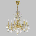 790062 Люстра SCHON 6x60W E14 ЗОЛОТО — изображение 10