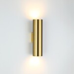 3833/2WB HIGHTECH ODL20 445 золотистый/металл Настенный светильник E27, LED max 7W 220V DARIO — изображение 3