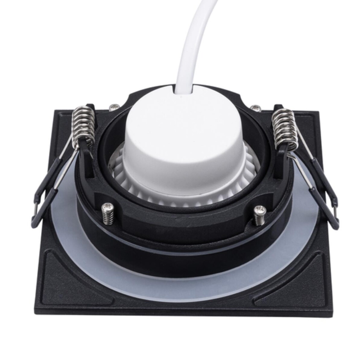 A2866PL-1BK Светильник потолочный встраиваемый GIRO для MR16 95x95×38мм черный IP44 монтаж Ø75мм — изображение 6