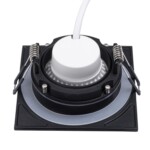 A2866PL-1BK Светильник потолочный встраиваемый GIRO для MR16 95x95×38мм черный IP44 монтаж Ø75мм — изображение 6