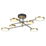 4320/60CL MIDCENT ODL22 305 металл/черный с бронзой Потолочный светильник IP20 LED 55W 2615Лм DENZEL — изображение 4