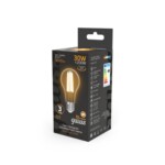 102902130 Лампа Gauss Filament А70 30W 3000lm 2700К Е27 LED 1/10/40 — изображение 4