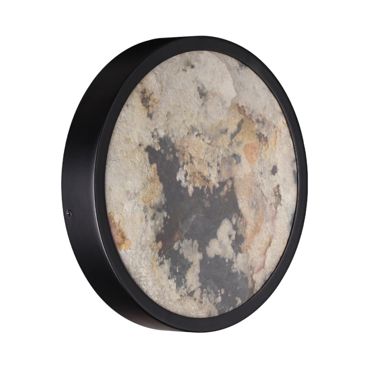 5064/15WL L-VISION ODL24 205 черн./серо-беж./металл/натур.камень/акрил Настенн.светильн. с переключ.цветов.темпер. LED 15W 3000К/4000K/6000K BERGI — изображение 4