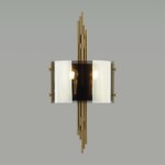 4895/2WA MODERN ODL_EX23 000 бронзовый/дымчатый/металл/стекло Бра E27 2*40W MARGARET — изображение 4