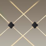 4259/8WL HIGHTECH ODL21 333 черный/металл Настенный светильник IP20 LED 8W 299Лм 3000K VISTA