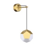 4305/7WL HIGHTECH ODL22 000 золото Настенный светильник LED 7W 420Лм IP20 BINGO