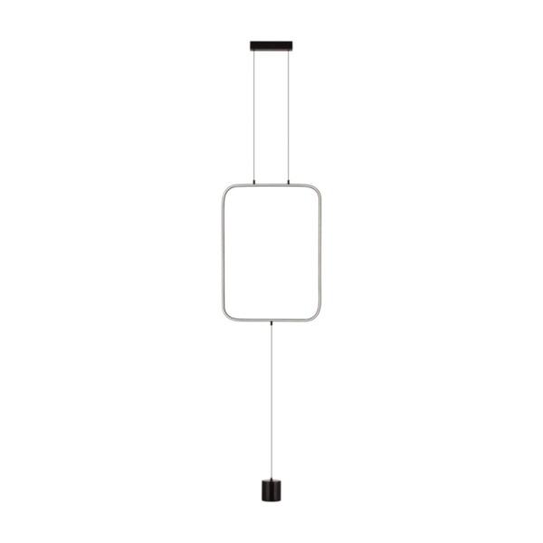 7022/27FLA HIGHTECH ODL25 283 Напольный светильник черный/металл/акрил IP20 LED 3000K 220V TEO