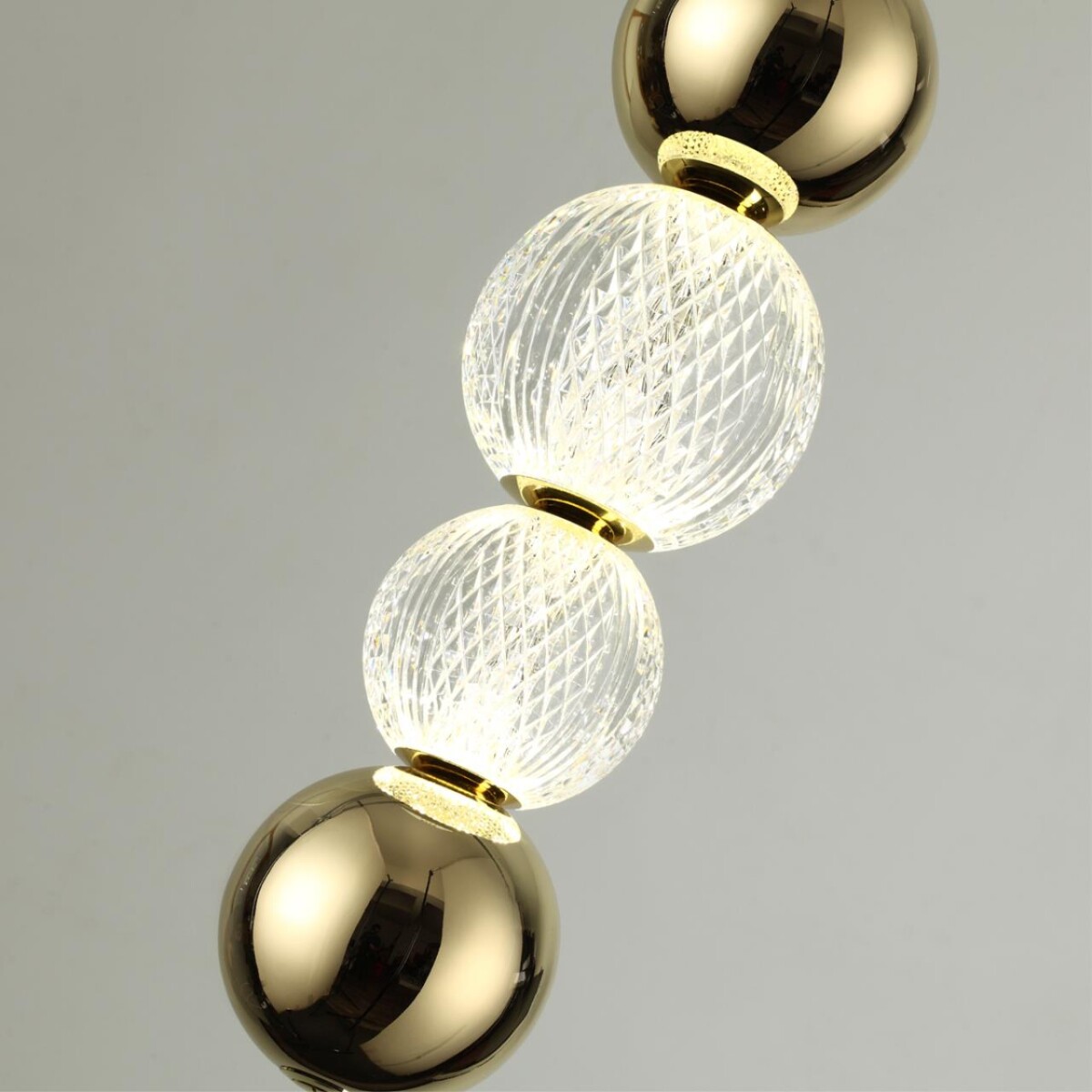 5008/13WL L-VISION ODL23 571 золотой/прозрачный/металл/акрил Настенный светильник LED 13W 4000K 700Лм CRYSTAL — изображение 5