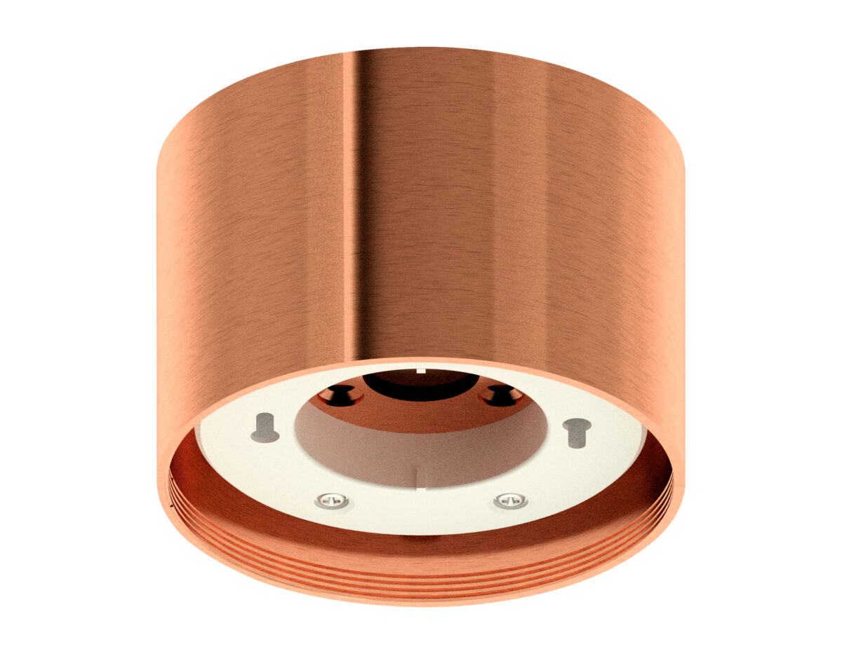 C8122 C8122 PPG золото розовое полированное D85*H60mm GX53 — изображение 1