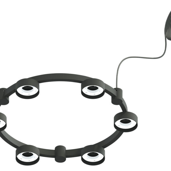 C9232/6 SBK черный песок D550*70.5mm GX53/6