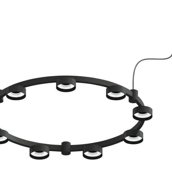 C9242/9 SBK черный песок D740*70.5mm GX53/9