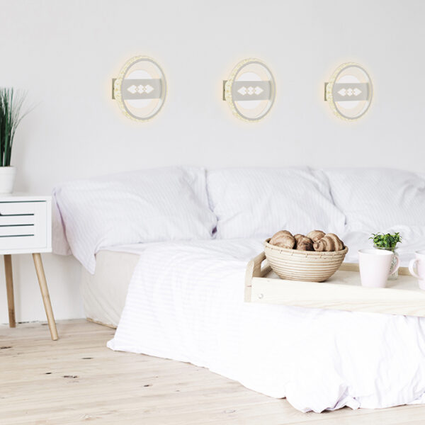 FA221 WH белый LED 6400K+3000K 24W D200*40