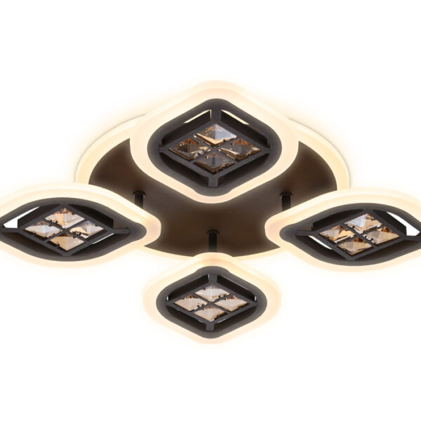 FA281/4 CF/TI кофе/янтарь 69W 530*530*80 (ПДУ РАДИО 2.4G)