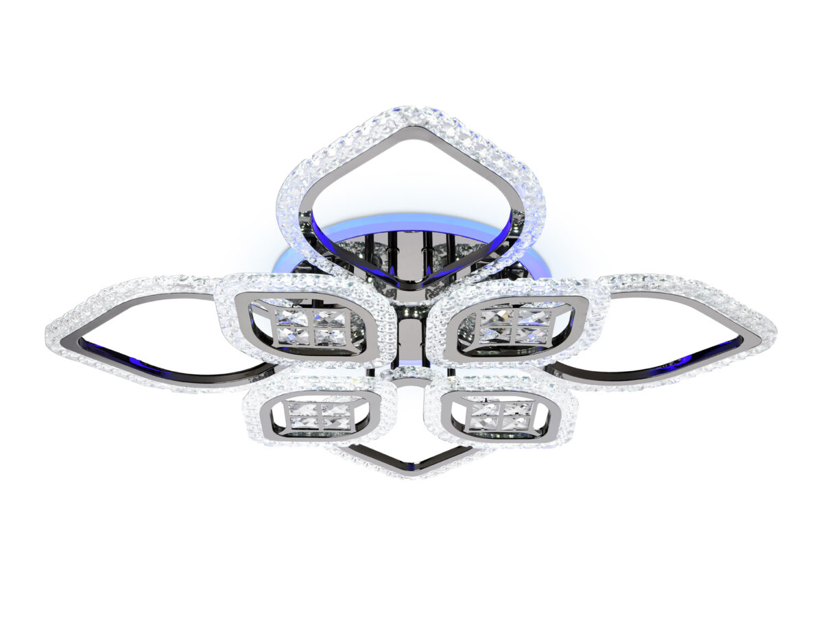 FA2835/4+4 DCH черный хром 3000K/4200K/6400K 118W 750*750*120 (ПДУ РАДИО 2.4G) — изображение 4