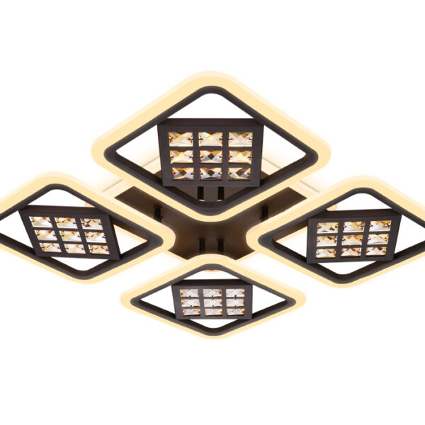 FA287/4 CF/TI кофе/янтарь 116W 750*750*80 (ПДУ РАДИО 2.4G)