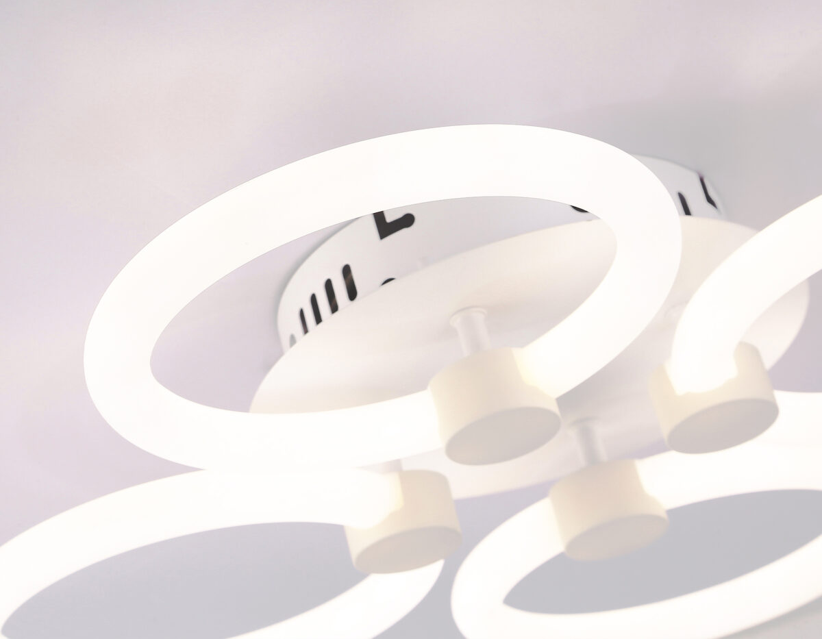 FA3808/4 WH белый 3000K-6400K 82W 410*410*90 (ПДУ ИК) — изображение 2