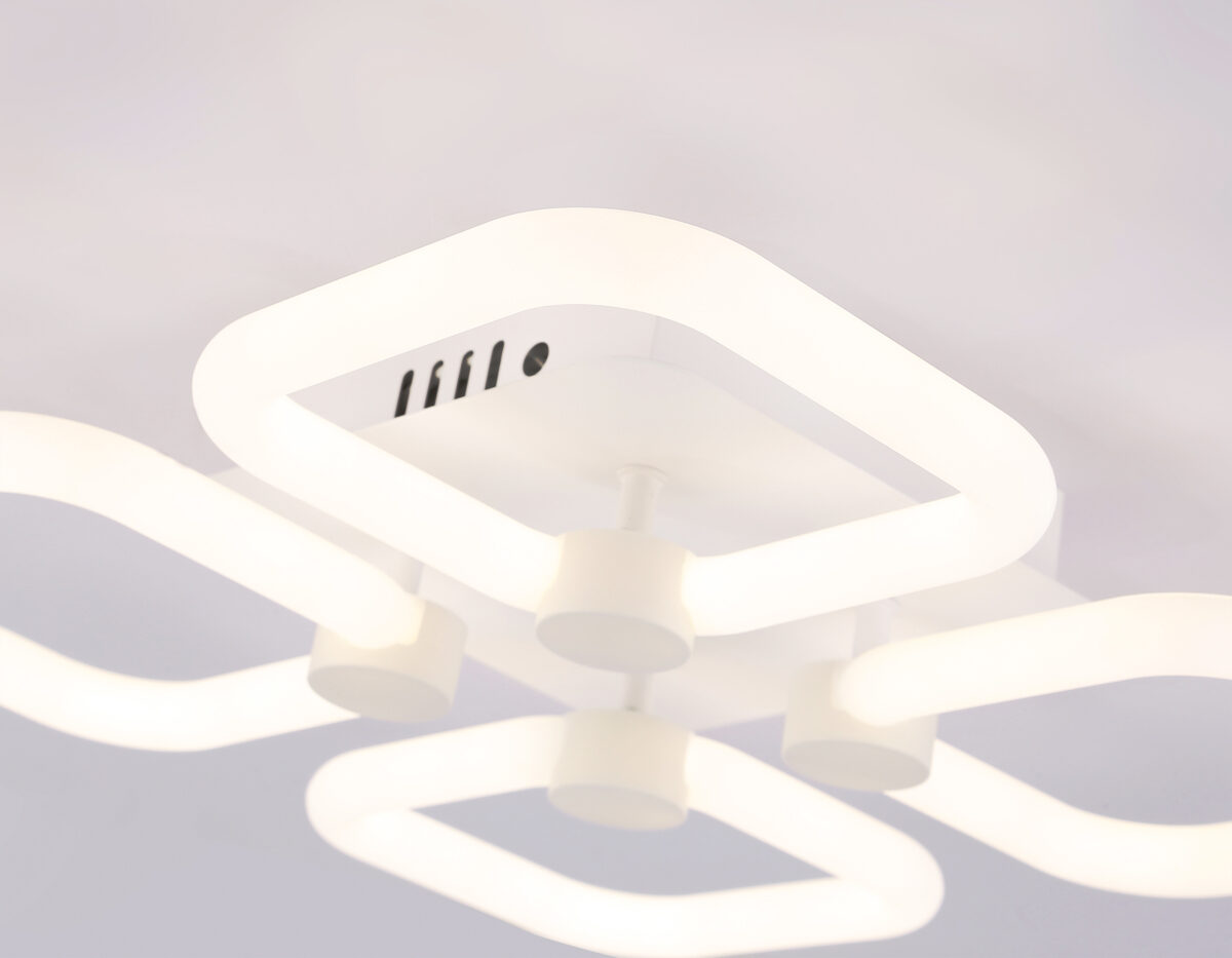 FA3819/4 WH белый 3000K-6400K 67W 380*380*90 (ПДУ ИК) — изображение 2