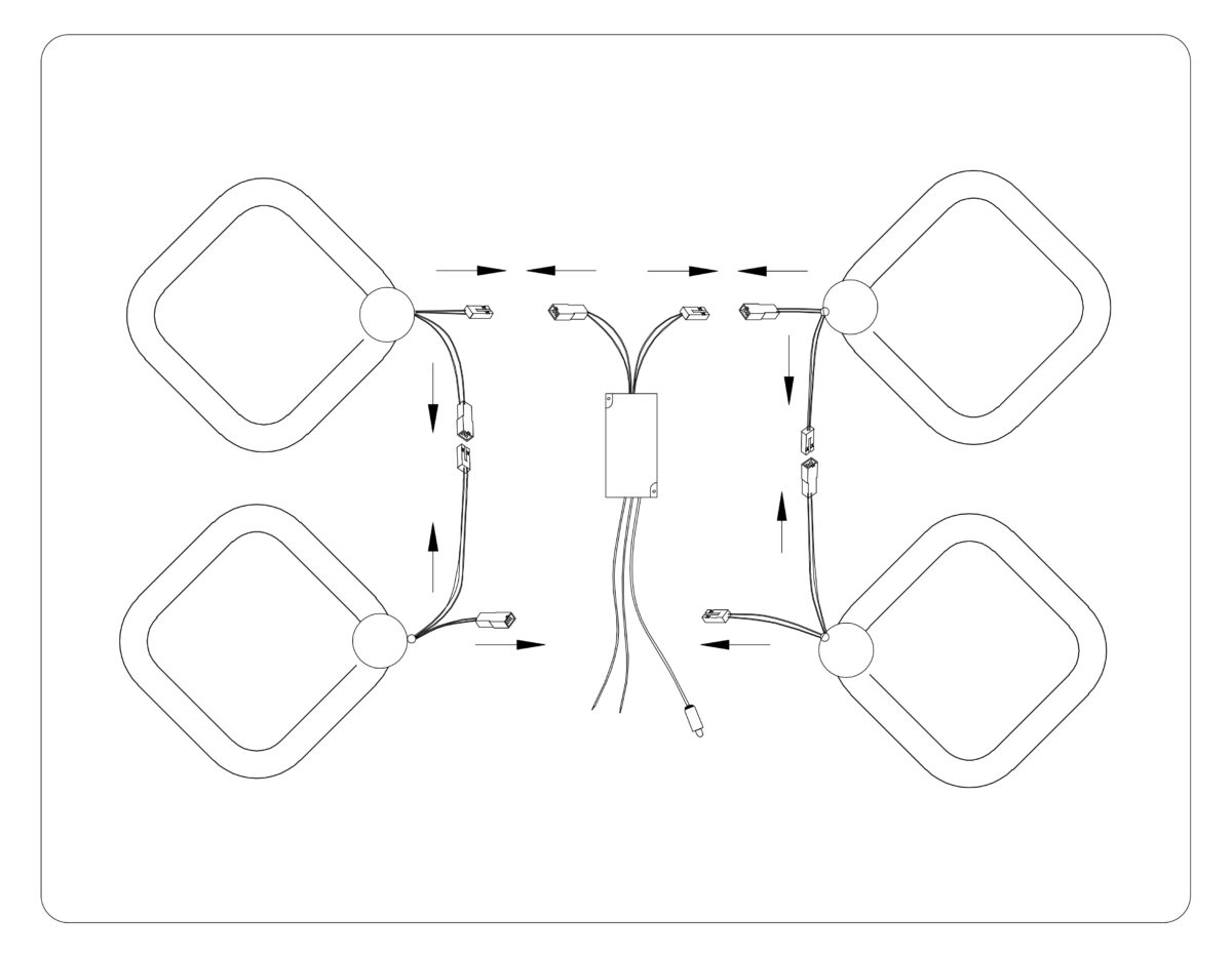 FA3819/4 WH белый 3000K-6400K 67W 380*380*90 (ПДУ ИК) — изображение 9