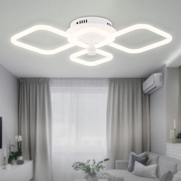 FA3822/4 WH белый 3000K-6400K 86W 720*430*130 (ПДУ ИК)