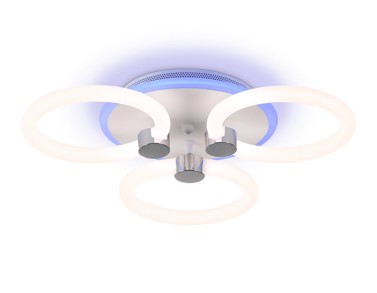 FA3838__1_ FA3838/3 WH белый 42W 3000K-6400K+RGB D458*80 (ПДУ РАДИО 2.4G) — изображение 1