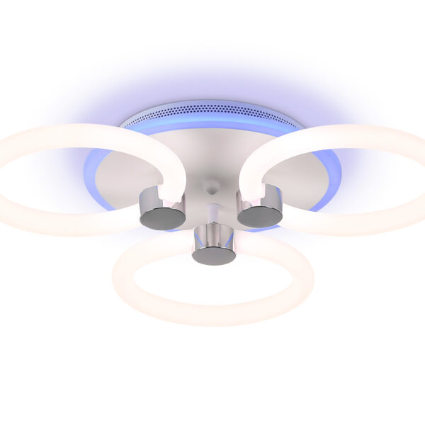 FA3838/3 WH белый 42W 3000K-6400K+RGB D458*80 (ПДУ РАДИО 2.4G)