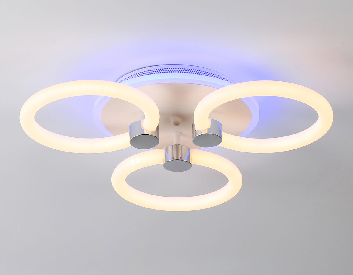 FA3838/3 WH белый 42W 3000K-6400K+RGB D458*80 (ПДУ РАДИО 2.4G) — изображение 5