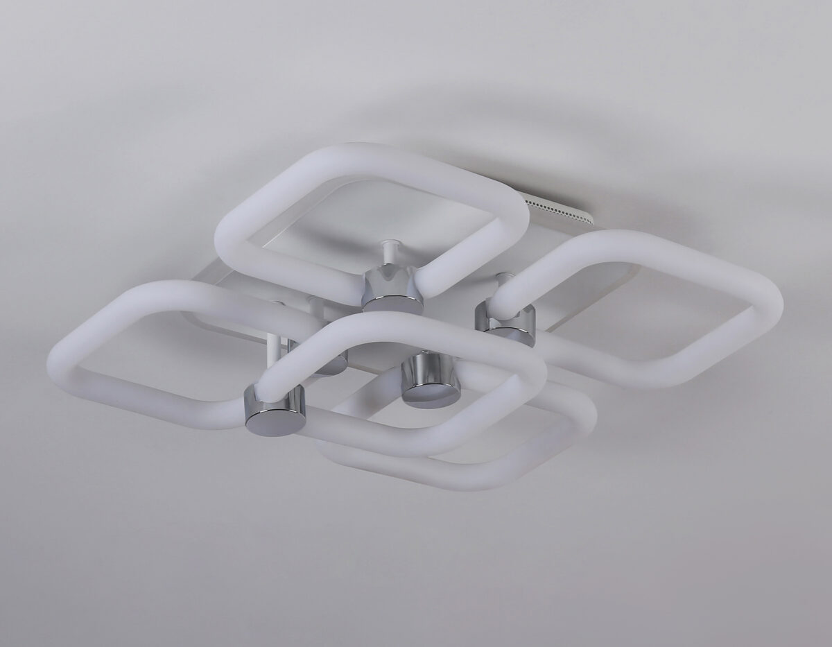 FA3861/4+1 WH белый 70W 3000K-6400K+RGB 400*400*115 (ПДУ РАДИО 2.4G) — изображение 6