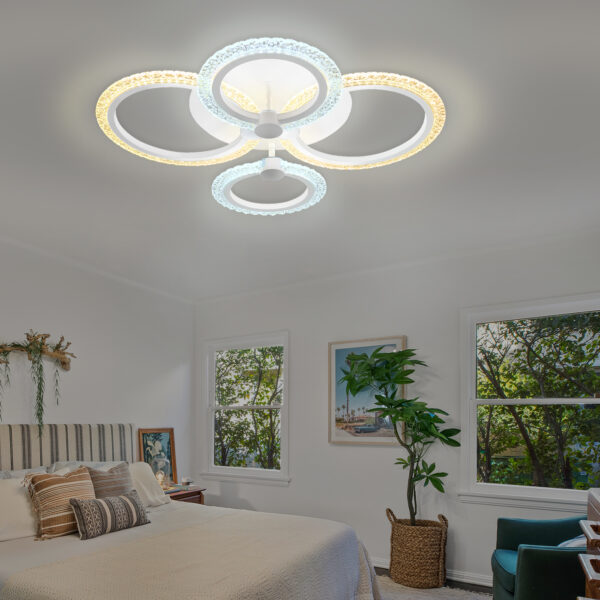 FA4061/4 WH белый 4200K/3000+6400K/6400K+3000K 51W 530*480*125 (ПДУ ИК)