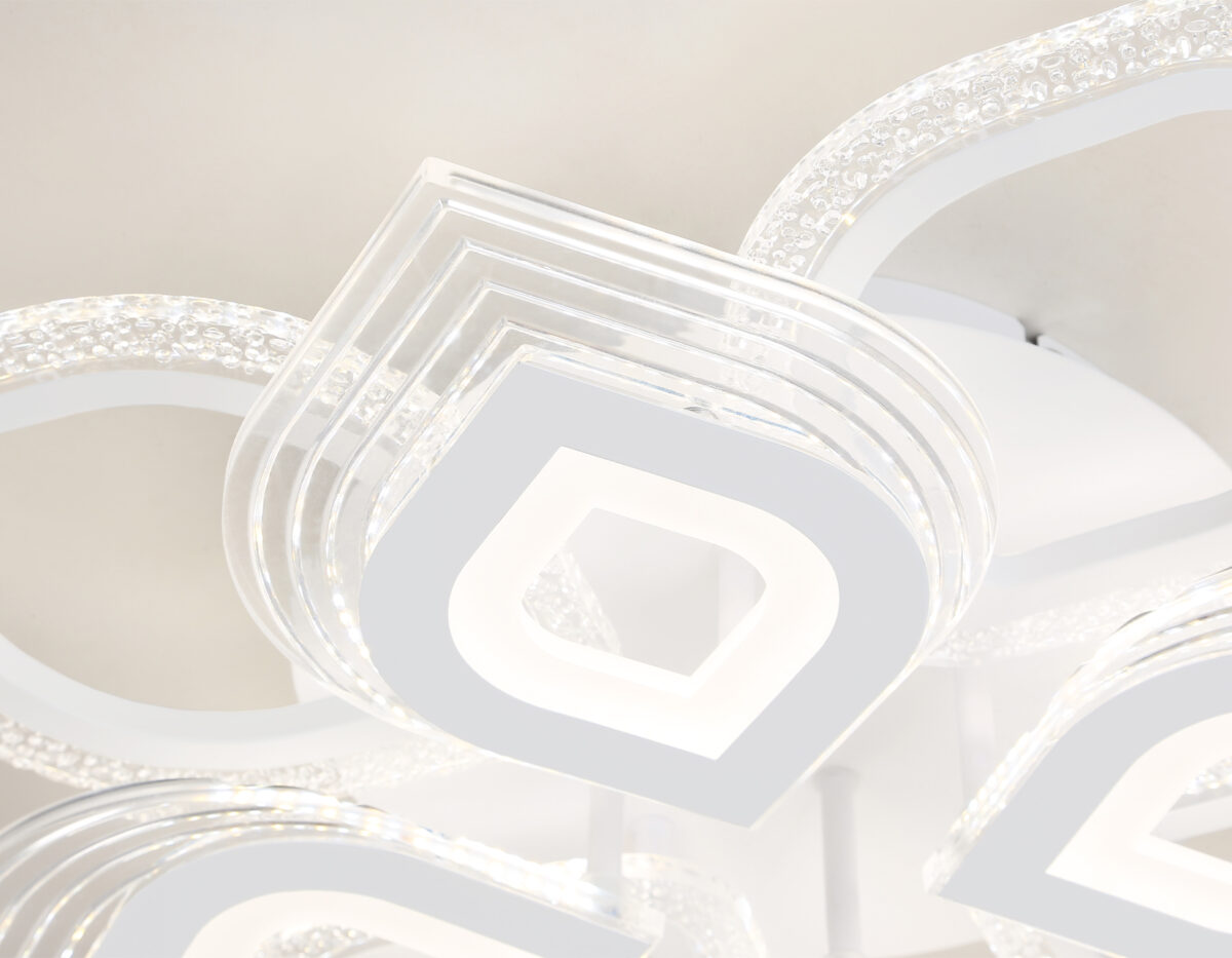 FA4294/4+4 WH белый 128W 3000K/4200K/6400K D555*120 (ПДУ ИК) — изображение 2