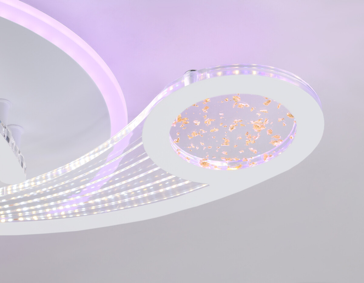 FA4475/3 WH белый 66W 3000K+BL/4200K+PU/3000K+6400K D560*75 (ПДУ ИК) — изображение 2