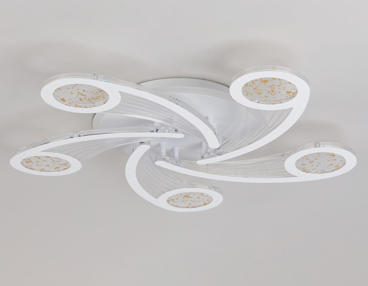 FA4476/5 WH белый 98W 3000K+BL/4200K+PU/3000K+6400K D620*75 (ПДУ ИК) — изображение 5