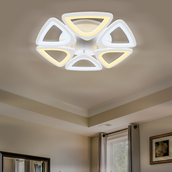 FA4494/6 WH белый 4200K/3000K+6400K/6400K+3000K 84W D450*80 (ПДУ ИК)